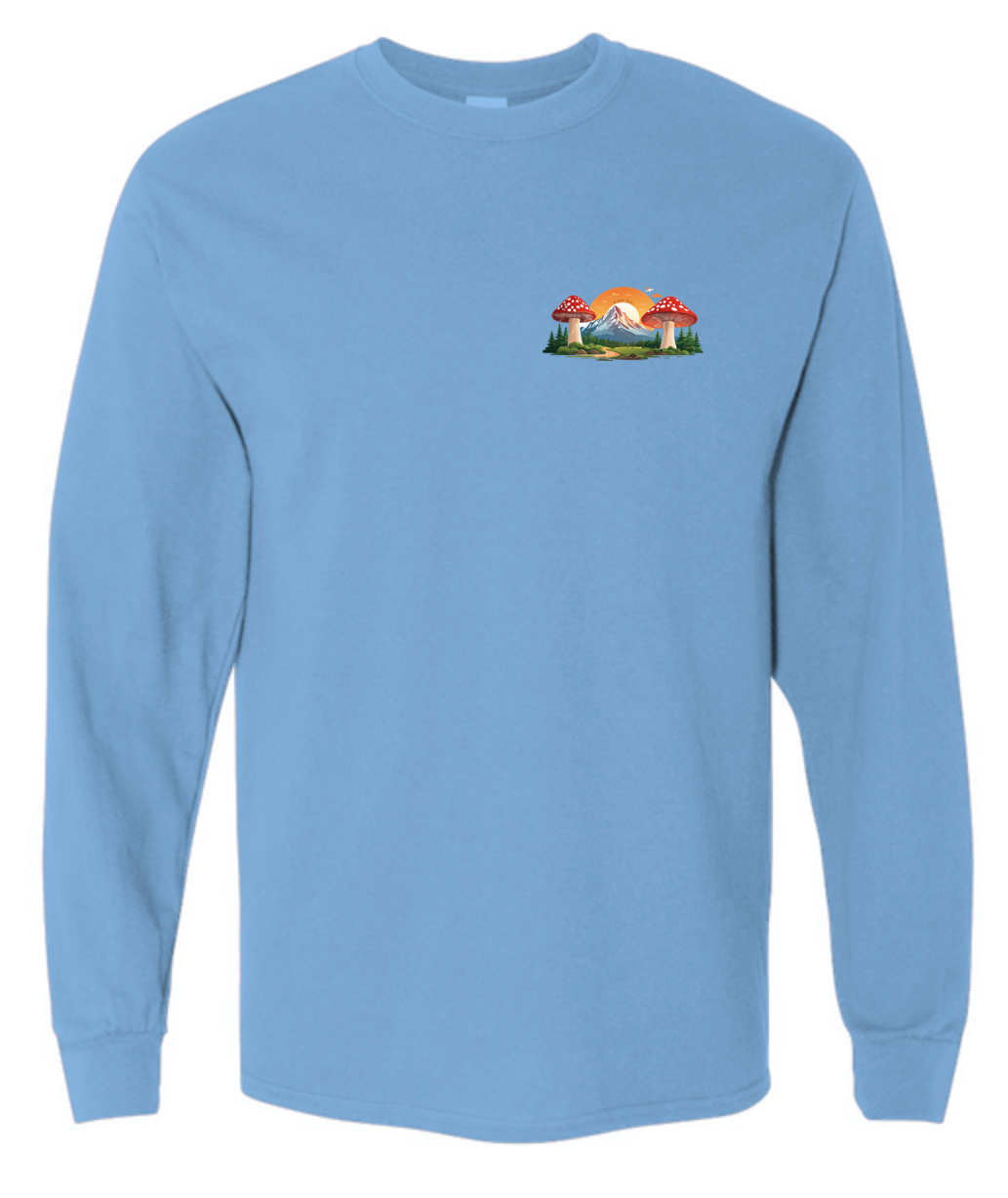 Cast Mushroom Mountain LS Light Blue